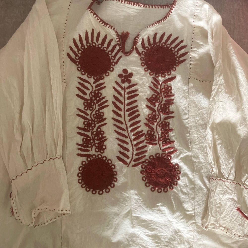 Embroidered Mexican top